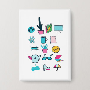  Colourful Abstract Icons Featuring Everyday Items