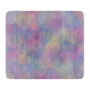Colourful Abstract Illusion Pattern Cutting Board