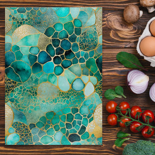 Colourful Abstract Ink Art Chopping Board