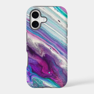 Colourful Abstract Ink Paint Swirl Custom