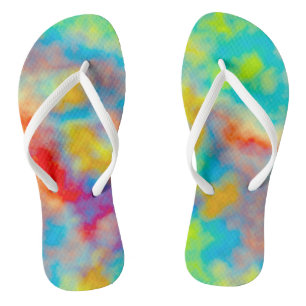 Colourful Abstract Jandals
