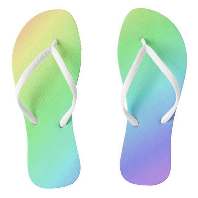 Colourful Abstract Jandals (Footbed)