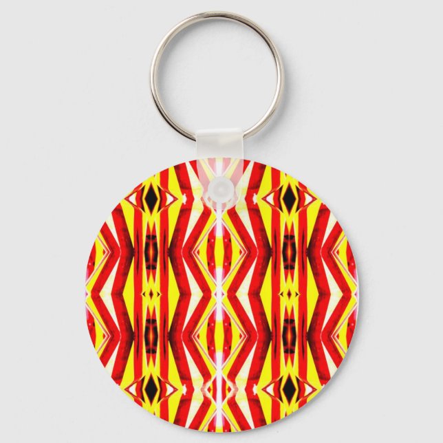 Colourful abstract keychain (Front)