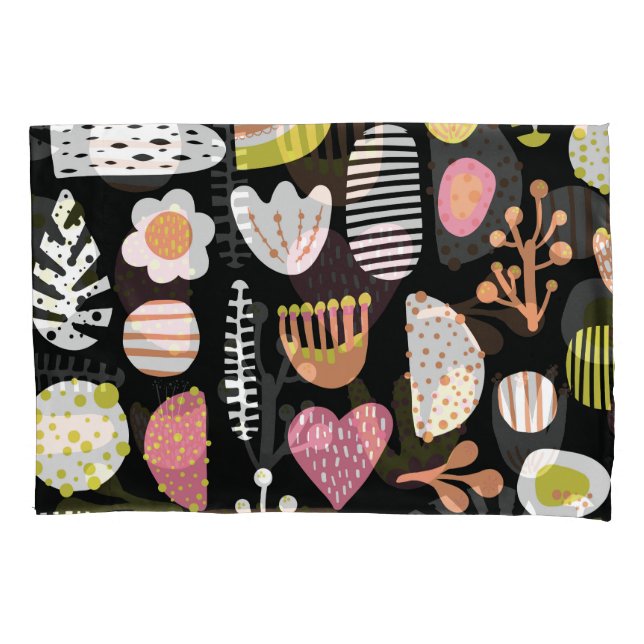 Colourful abstract kids seamless pattern. pillowcase (Front)