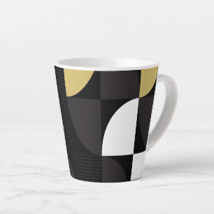 Colourful Abstract Latte Mug