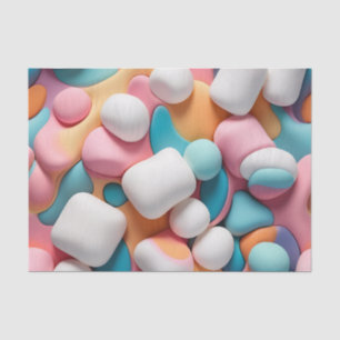 Colourful Abstract Marshmallows Tissue Paper