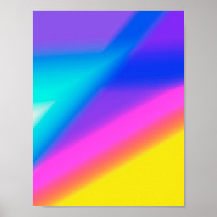 Colourful abstract minimal editable add your text poster