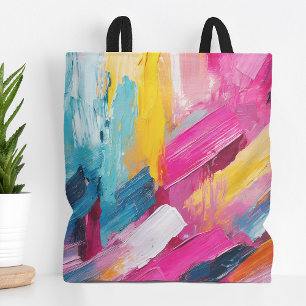 Colourful Abstract Modern Art Tote Bag