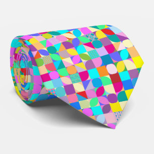 Colourful Abstract Modern Pattern Art Neck Tie