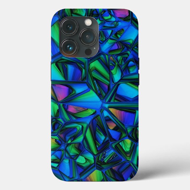 Colourful Abstract Mosaic Case-Mate iPhone Case (Back)