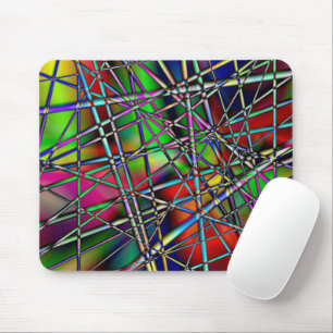 Colourful Abstract Mouse Pad