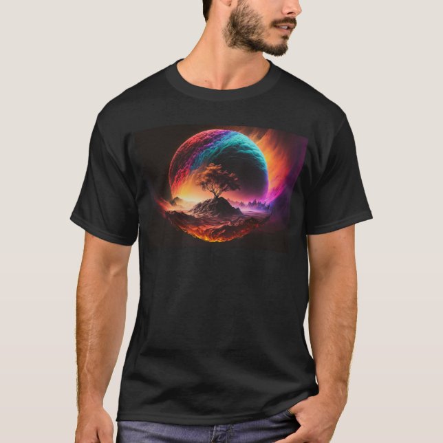 colourful abstract natural T-Shirt (Front)