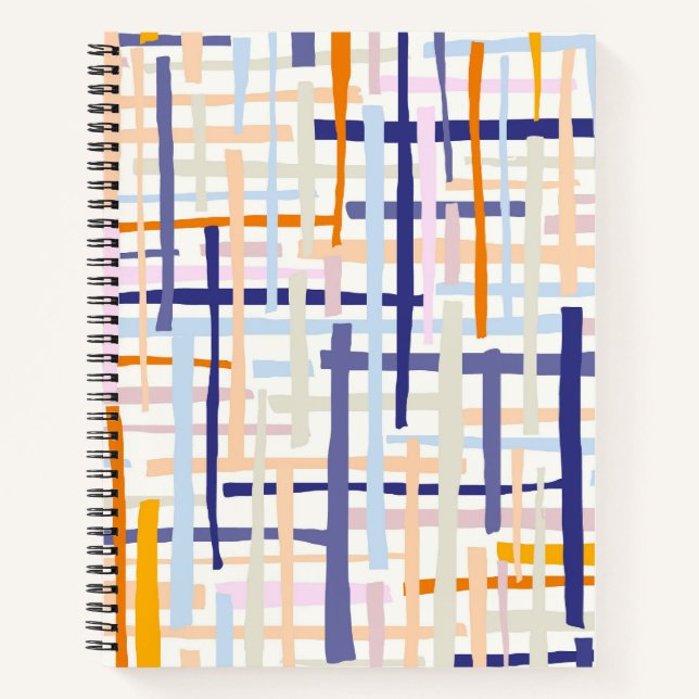 Colourful Abstract Notebook (Front)