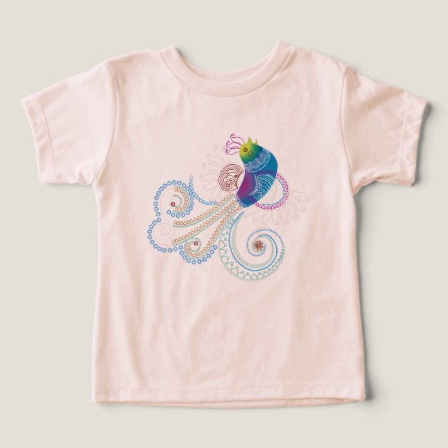 Colourful Abstract Ornate Bird (Design Front)