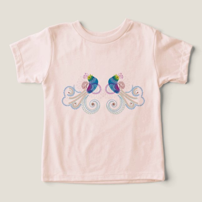 Colourful Abstract Ornate Birds 2 (Design Front)