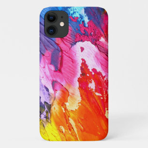 Colourful Abstract Paint Custom Case-Mate iPhone Case