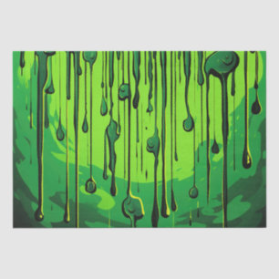 Colourful Abstract Paint Drips (12) Tissue Paper