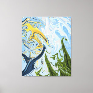 Colourful Abstract Painting Best abstract art Canvas Print