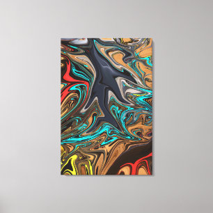 Colourful Abstract Painting Best art masterpiece Canvas Print