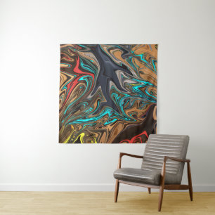 Colourful Abstract Painting Best art masterpiece Tapestry