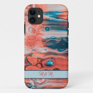Colourful abstract painting monogram iphone cases. Case-Mate iPhone case
