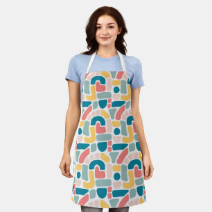 Colourful Abstract Pattern Apron