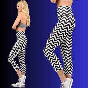 Colourful Abstract Pattern Capri Leggings