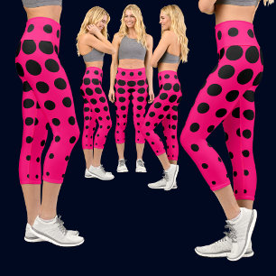 Colourful Abstract Pattern Capri Leggings