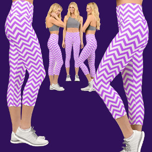 Colourful Abstract Pattern Capri Leggings