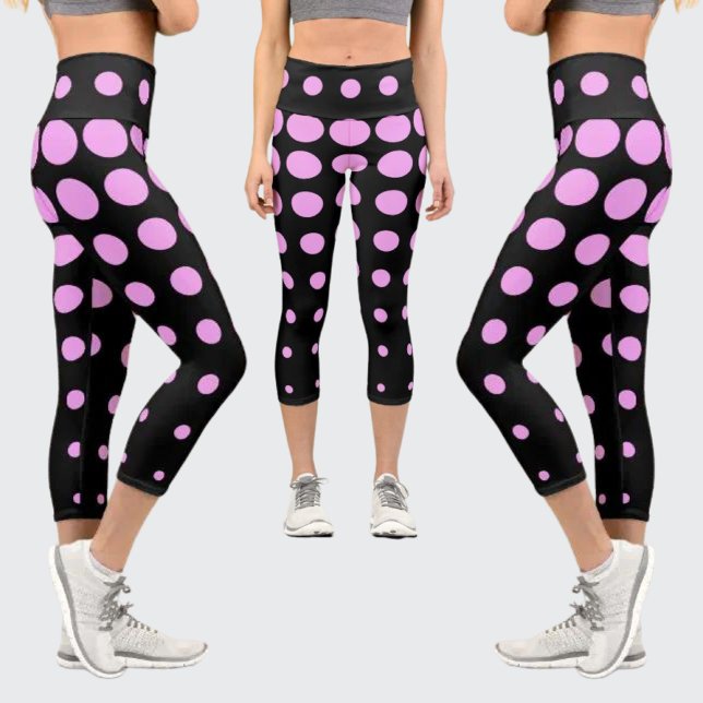 Colourful Abstract Pattern Capri Leggings (Creator Uploaded)