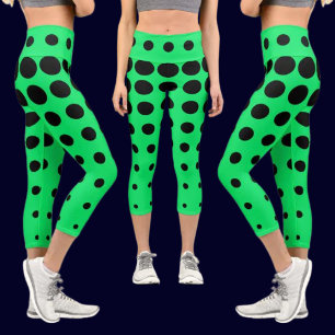 Colourful Abstract Pattern Capri Leggings