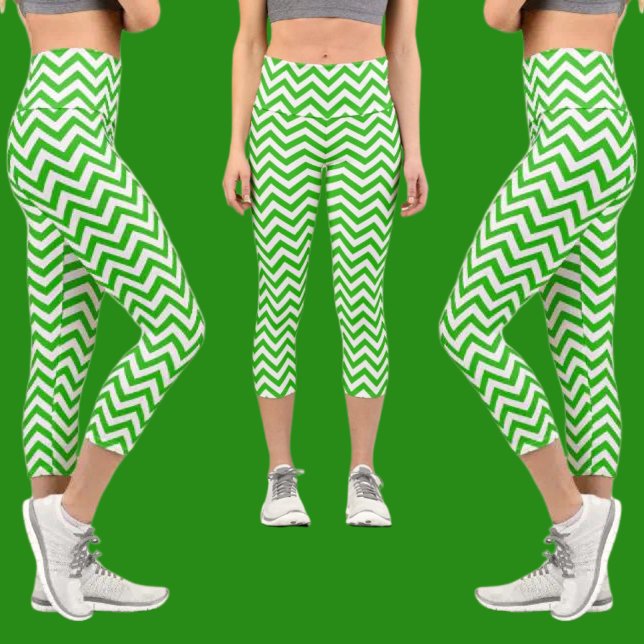 Colourful Abstract Pattern Capri Leggings (Creator Uploaded)