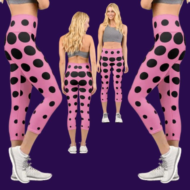 Colourful Abstract Pattern Capri Leggings (Creator Uploaded)