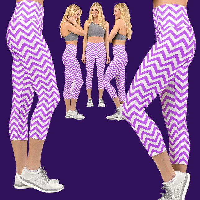 Colourful Abstract Pattern Capri Leggings (Creator Uploaded)