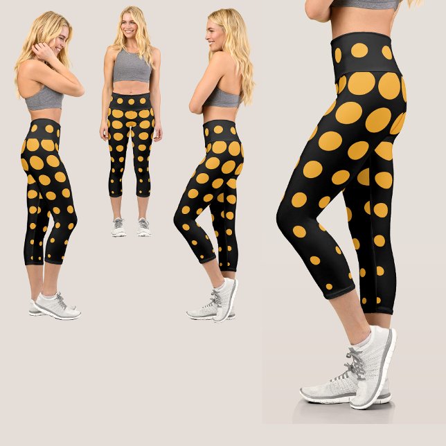 Colourful Abstract Pattern Capri Leggings (Creator Uploaded)