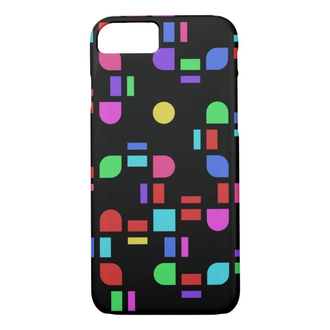 Colourful Abstract Pattern Case-Mate iPhone Case (Back)