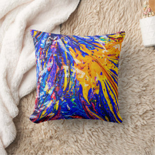 Colourful Abstract Pattern Cushion
