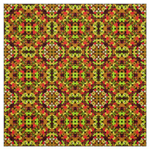 Colourful abstract pattern fabric