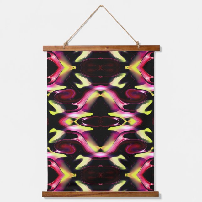 Colourful Abstract Pattern     Hanging Tapestry (Front)