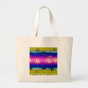 Colourful Abstract Pattern Large Tote Bag