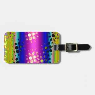 Colourful Abstract Pattern Luggage Tag