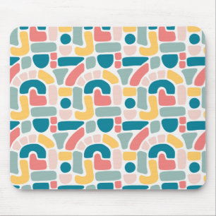 Colourful Abstract Pattern Mouse Pad