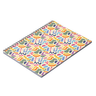 Colourful Abstract Pattern Notebook