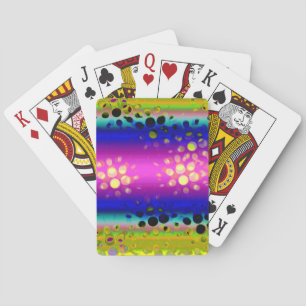 Colourful Abstract Pattern Playing Cards