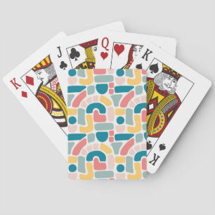 Colourful Abstract Pattern Playing Cards