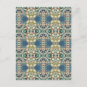 Colourful Abstract Pattern Postcard