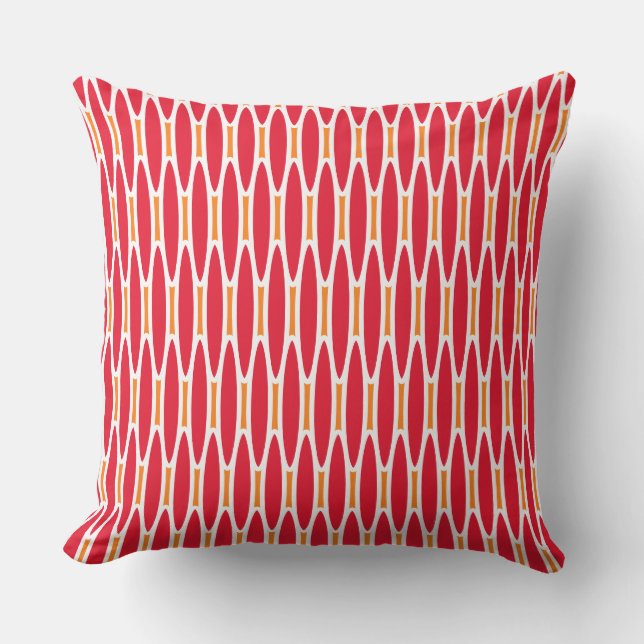 Colourful Abstract Pattern Summer Cushion (Front)