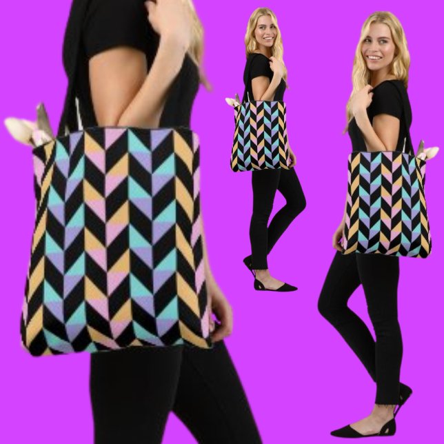 Colourful Abstract Pattern                        Tote Bag (Creator Uploaded)