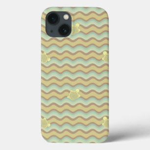 colourful abstract pattern, waves iPhone 13 case