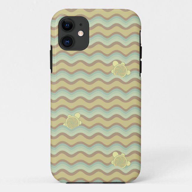 colourful abstract pattern, waves Case-Mate iPhone case (Back)